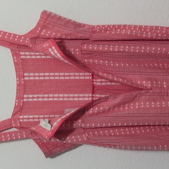 NWT LOFT Outlet Sleeveless Square Neck Maxi Dress Light Red Women's Size 16 - Picture 5 of 8